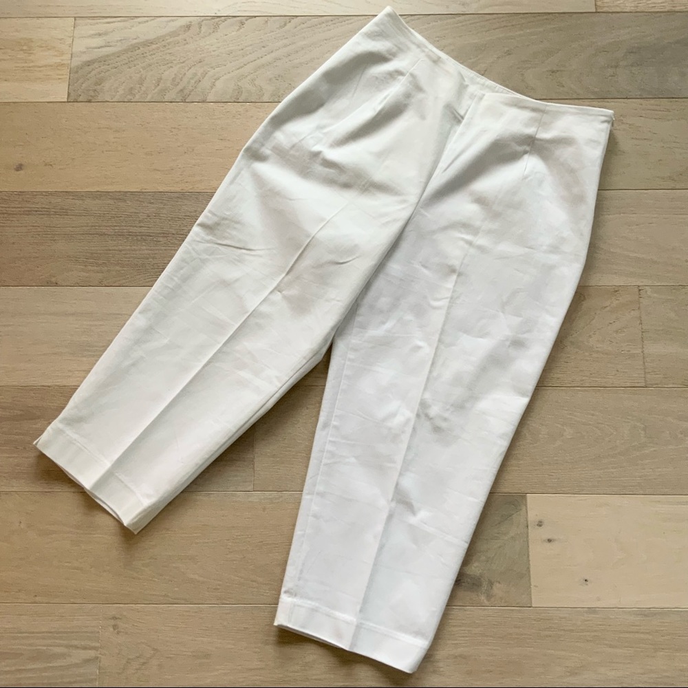 Briggs white straight leg pants